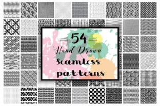 54 Hand Drawn Seamless Patterns: Practical, Versatile Design Resources for Creative Professionals
