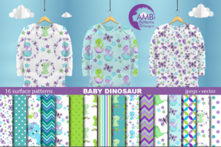 Baby Boy Dino Papers: Playful, Print-Ready Designs