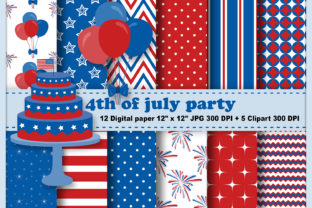 Bring Patriotic Flair to Your Projects with 4th of July Digital Paper