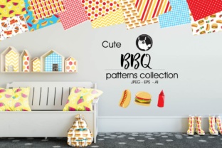 Cute BBQ Patterns Collection
