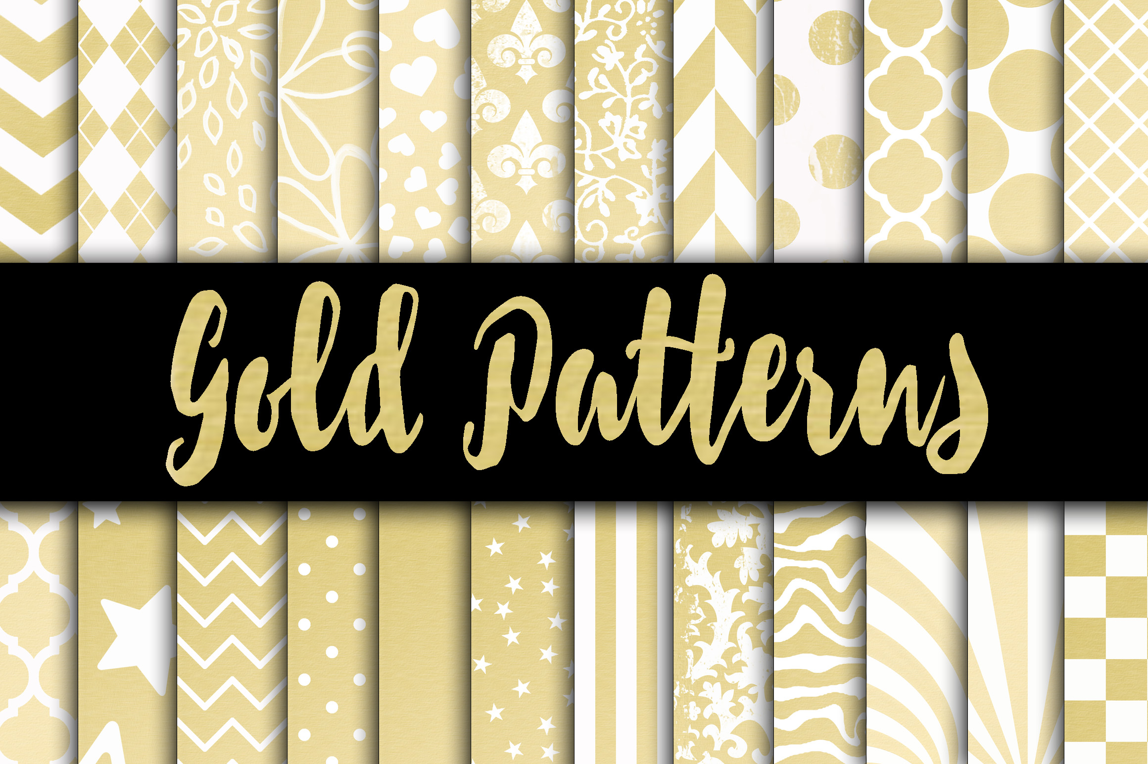 Elevating Creative Projects with Gold Digital Paper Patterns: A Strategic Asset for Modern Designers