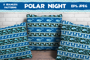 Polar Night: Ethnic Seamless Patterns