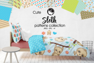 Sloth Patterns: Super Cute, High-Quality Background Designs