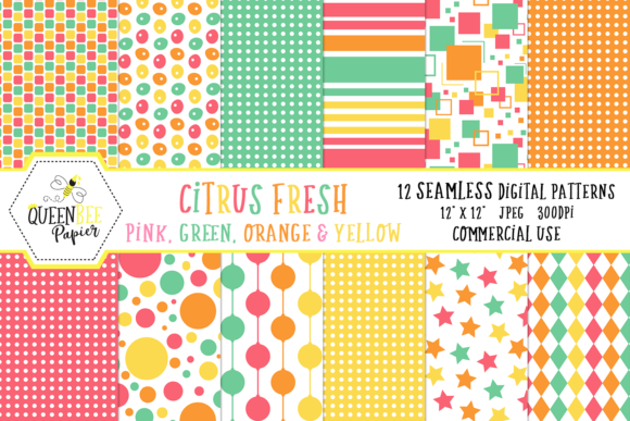 Summer Seamless Digital Paper